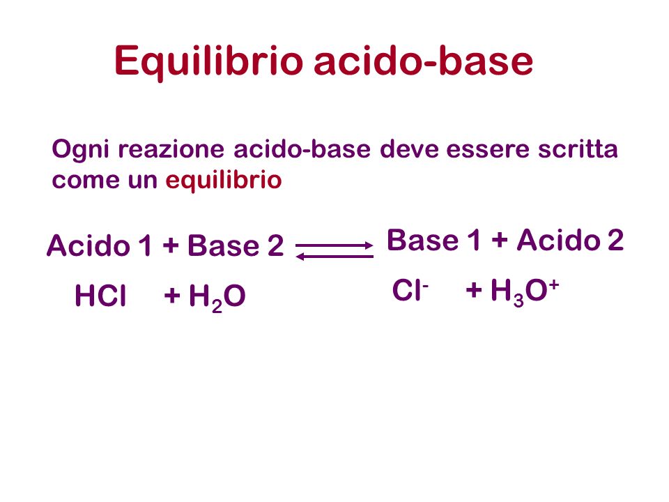 Equilibrio acido-base