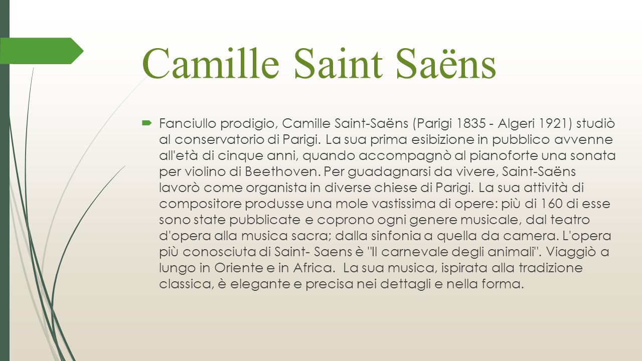 Camille Saint Saëns