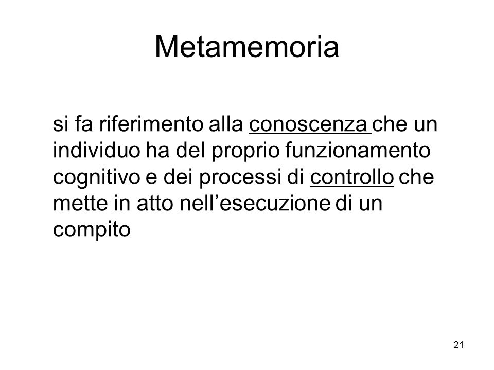 Metamemoria