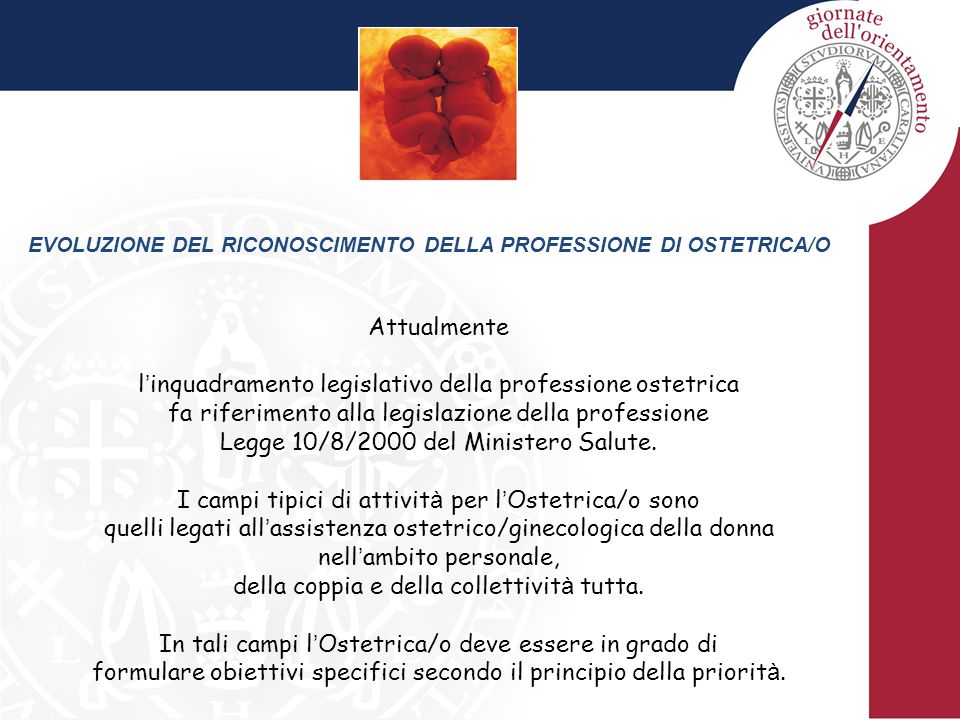 GLI SBOCCHI OCCUPAZIONALI NELLA PROFESSIONE OSTETRICA - Ppt Scaricare