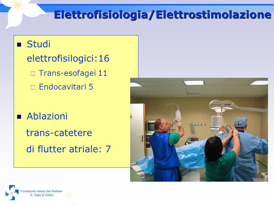 Elettrofisiologia/Elettrostimolazione