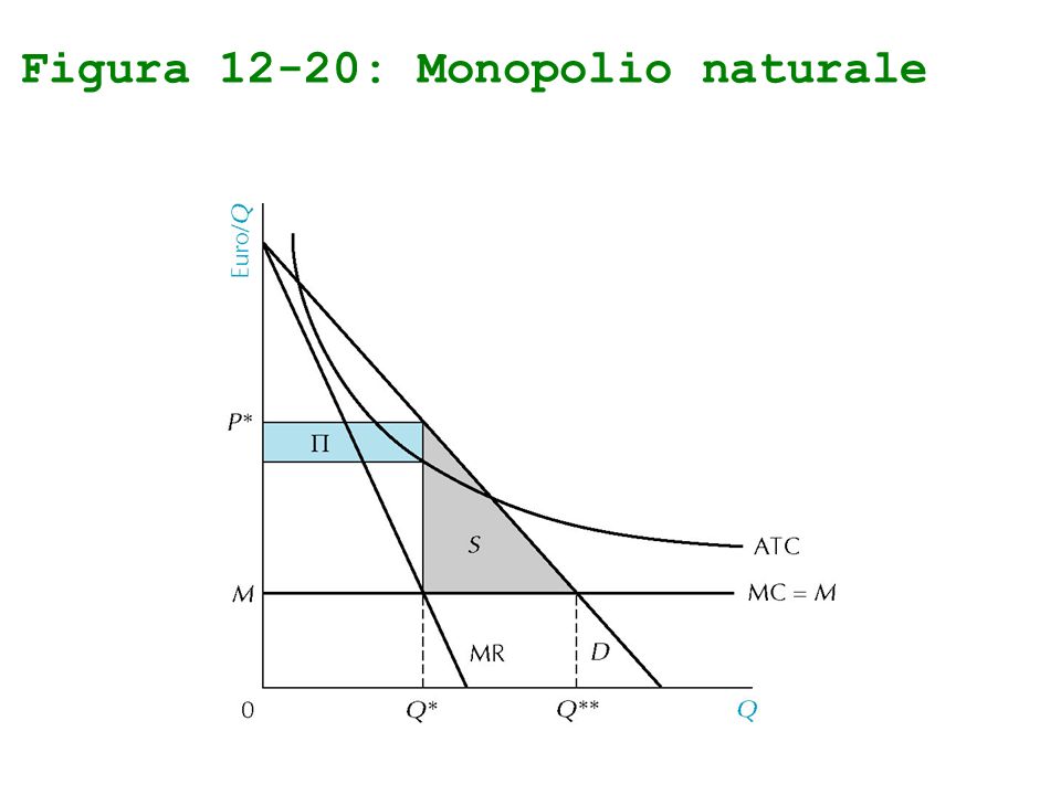 Figura 12-20: Monopolio naturale