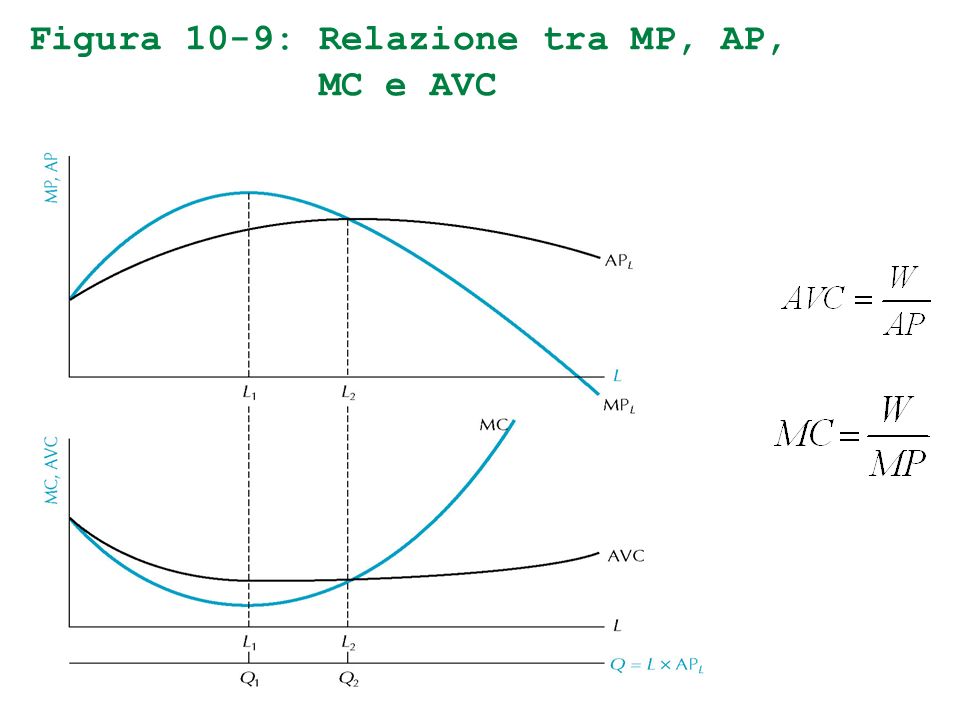 Figura 10-9: Relazione tra MP, AP, MC e AVC