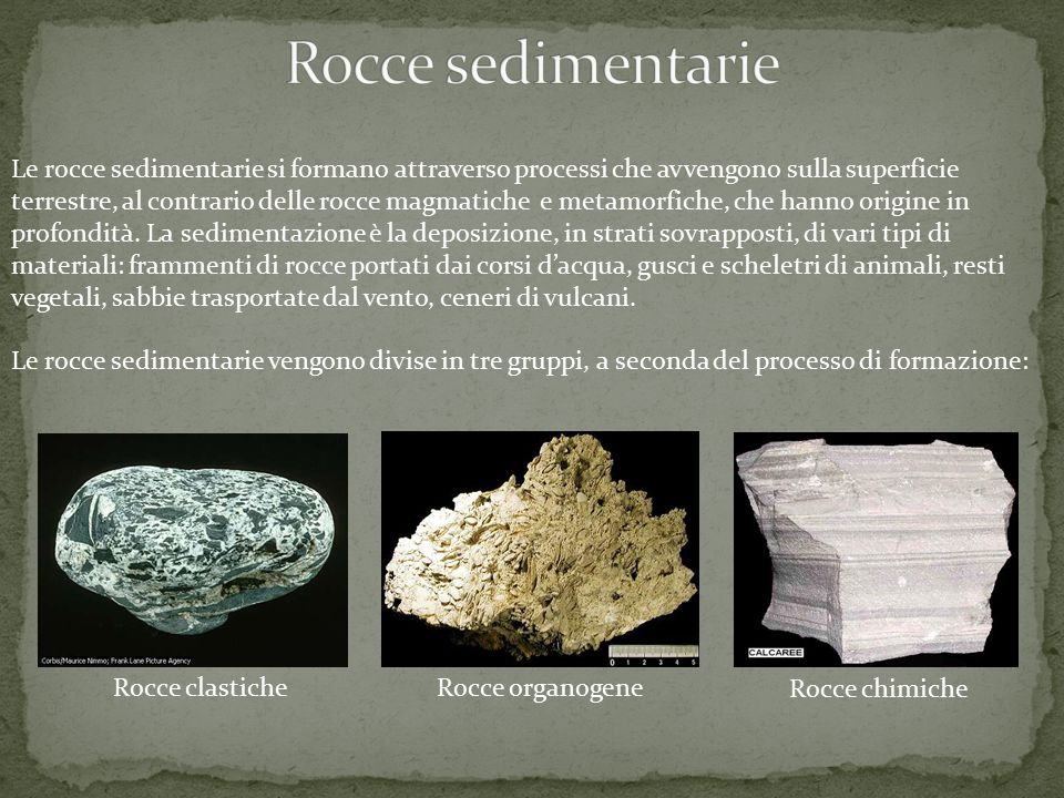 Principi della datazione di rocce sedimentarie