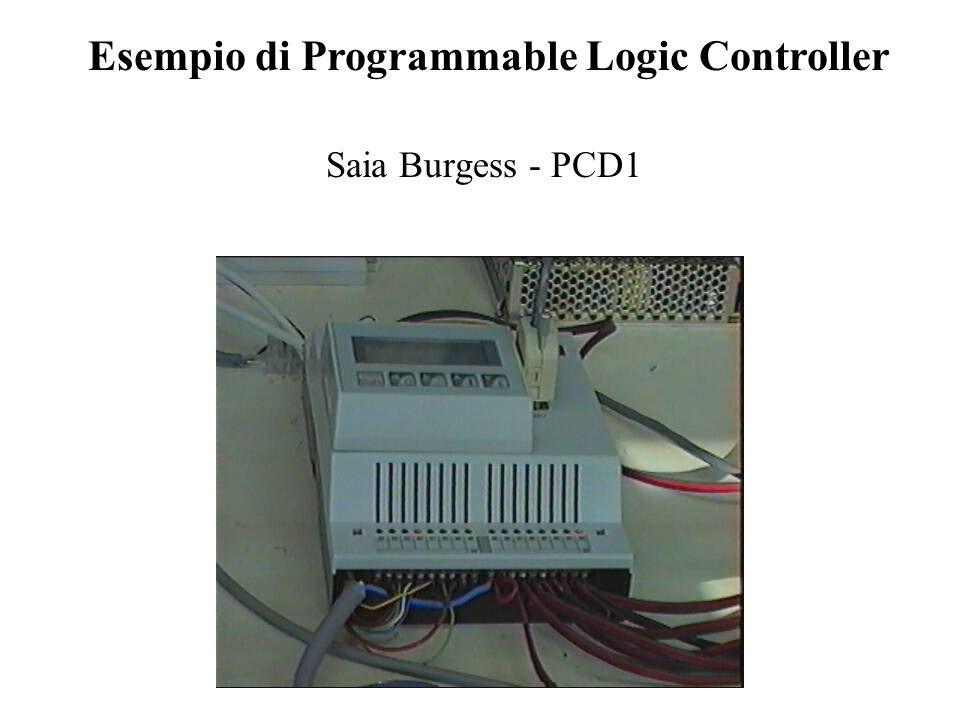 Esempio di Programmable Logic Controller