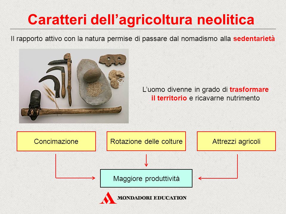 Caratteri dell’agricoltura neolitica