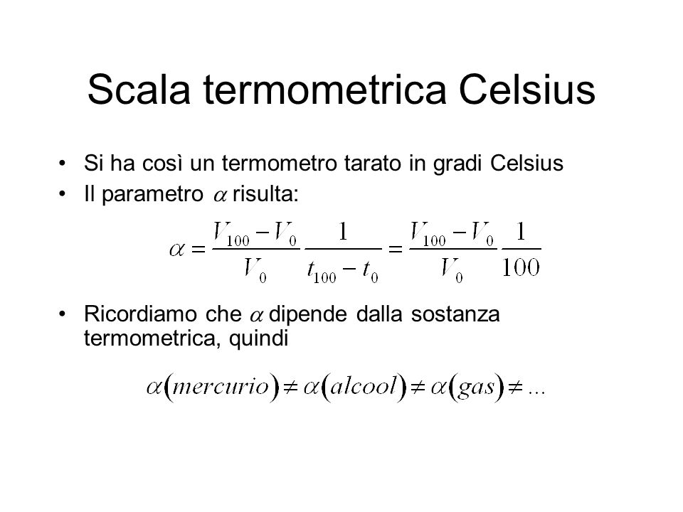 Scala termometrica Celsius