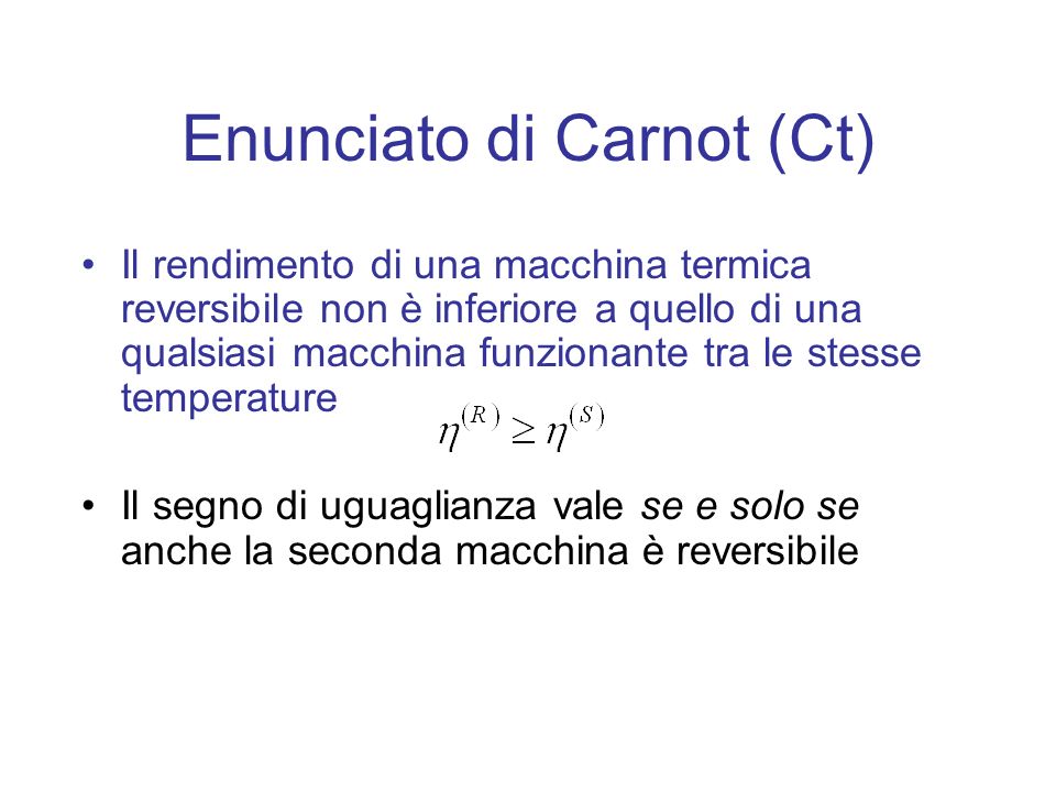 Enunciato di Carnot (Ct)