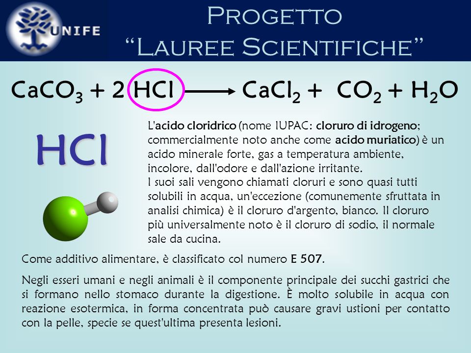 Chimica Applicata - CLORURO DI CALCIO Il cloruro di calcio è il sale di  calcio dell'acido cloridrico; la sua formula chimica è CaCl2. A temperatura  ambiente si presenta come polvere cristallina bianca