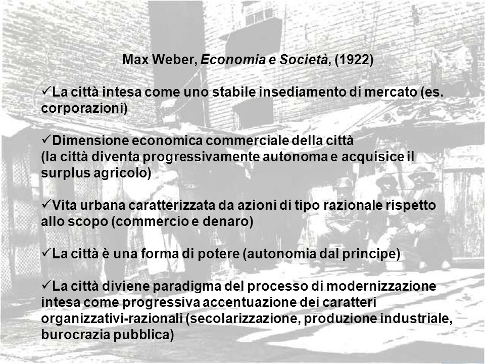 Max Weber, Economia e Società, (1922)