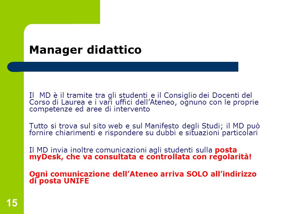 Manager didattico