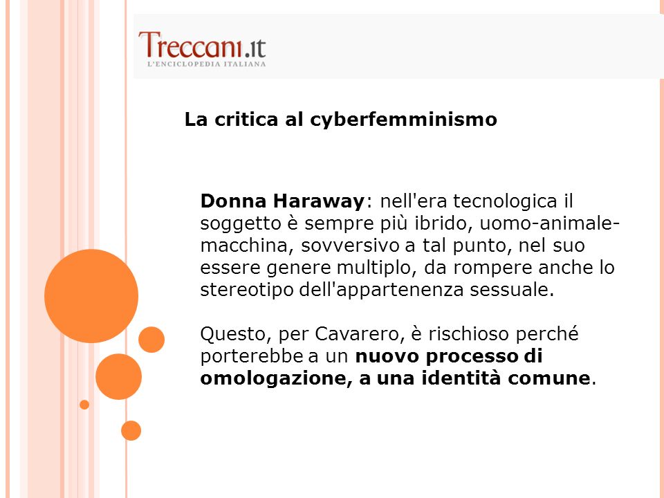 La critica al cyberfemminismo