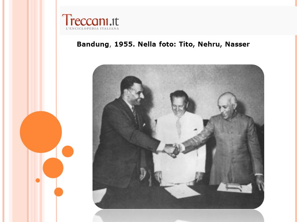 Bandung, Nella foto: Tito, Nehru, Nasser