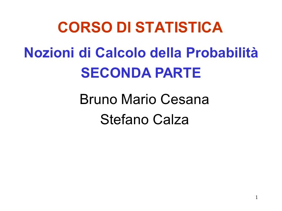 Bruno Mario Cesana Stefano Calza