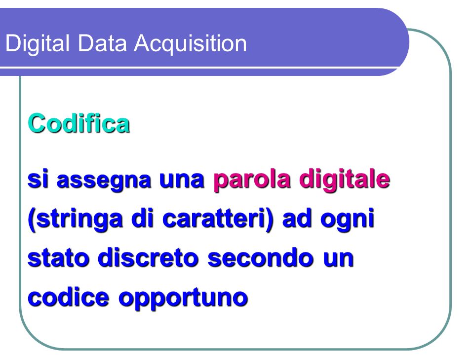 Digital Data Acquisition