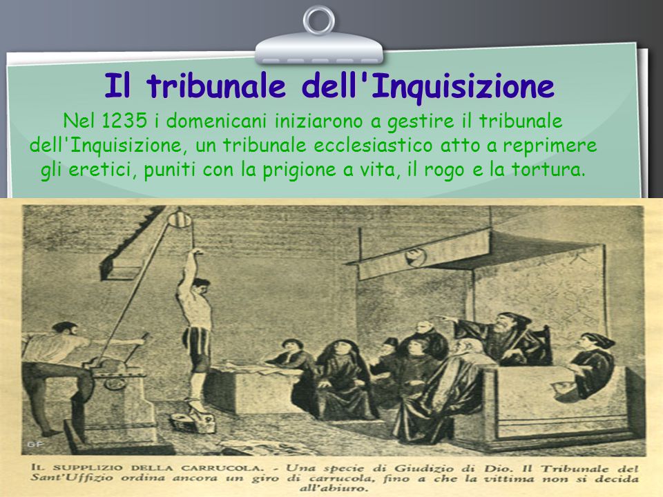 Il tribunale dell Inquisizione