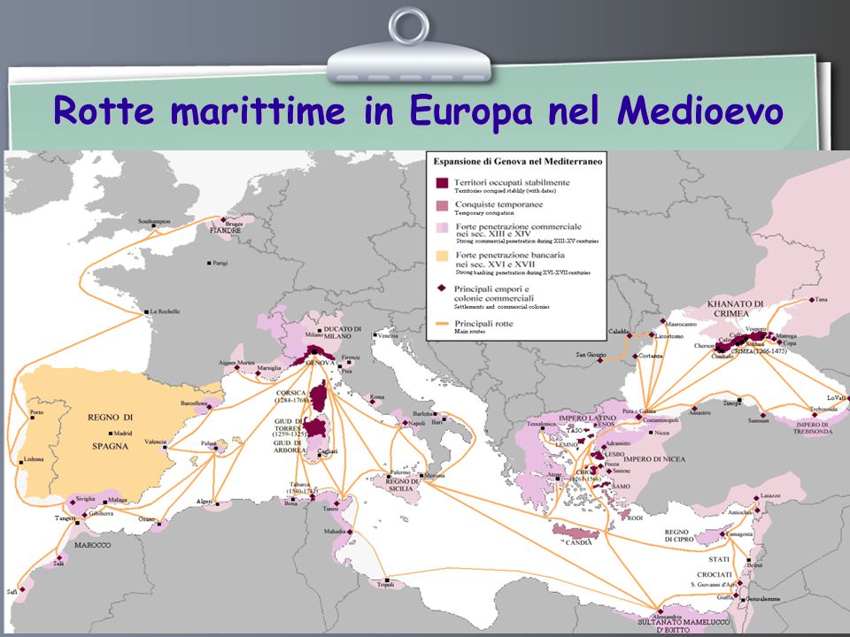 Rotte marittime in Europa nel Medioevo
