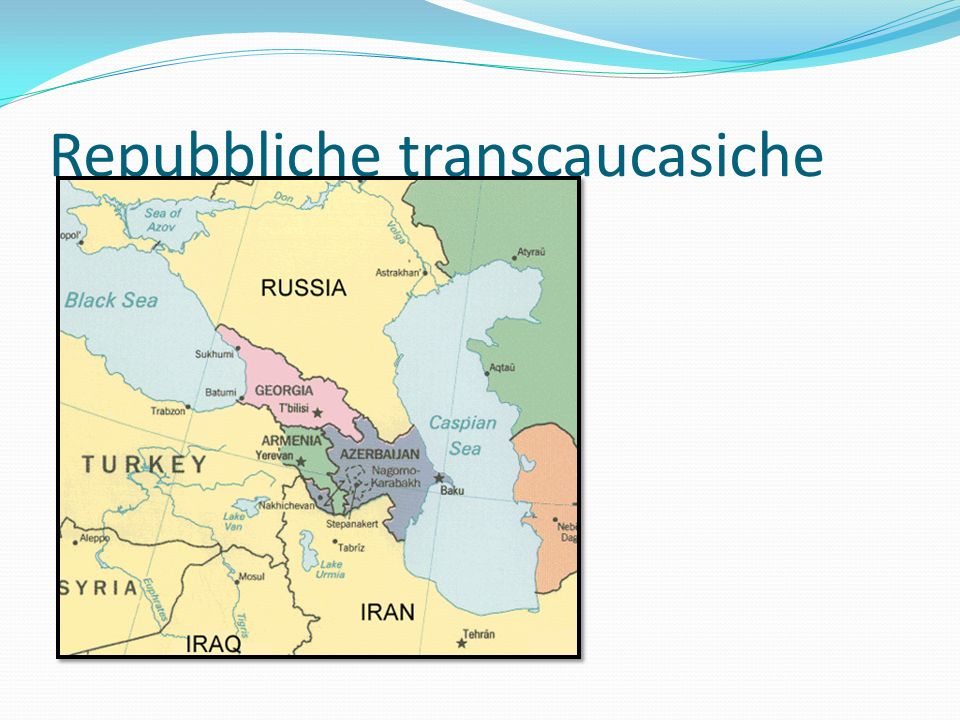 Repubbliche transcaucasiche