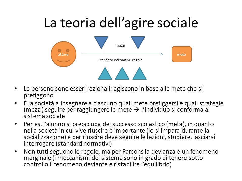 La teoria dell’agire sociale
