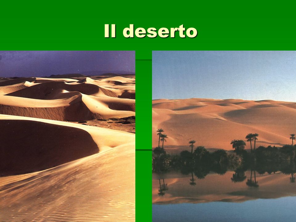 Il deserto