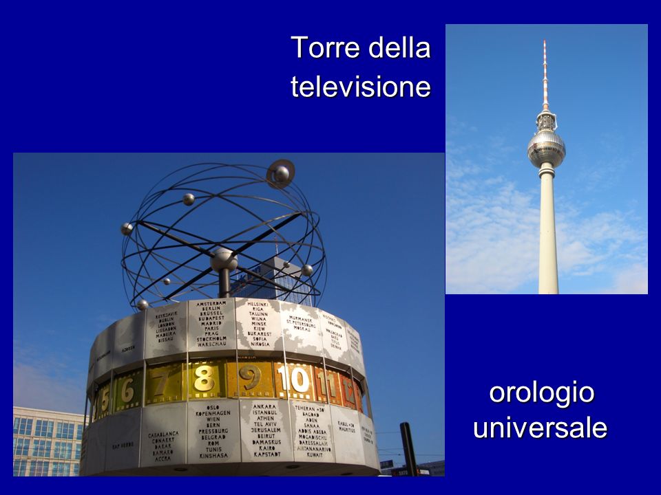 Torre della televisione orologio universale
