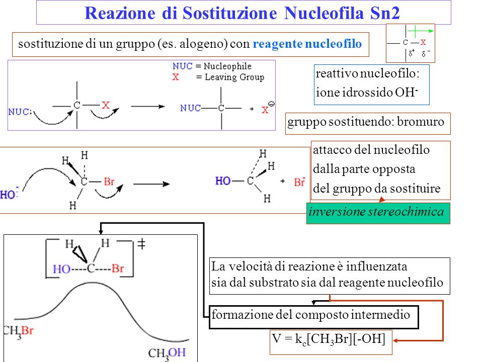Reazione di Sostituzione Nucleofila Sn2
