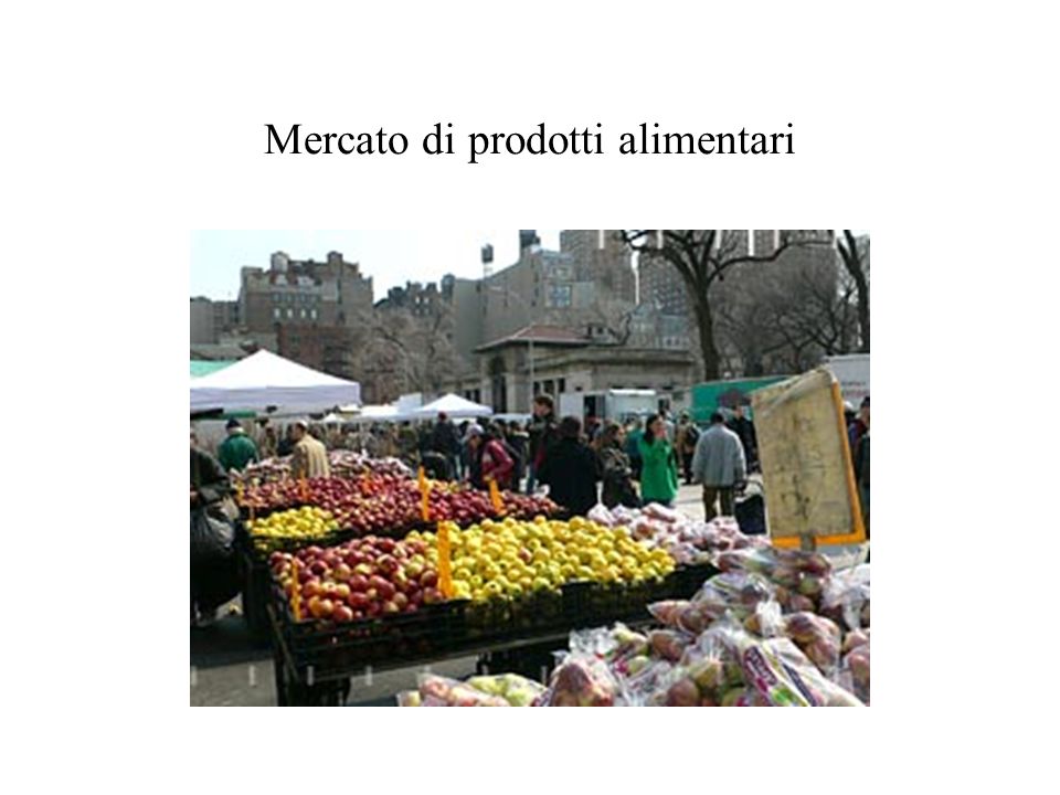 Mercato di prodotti alimentari