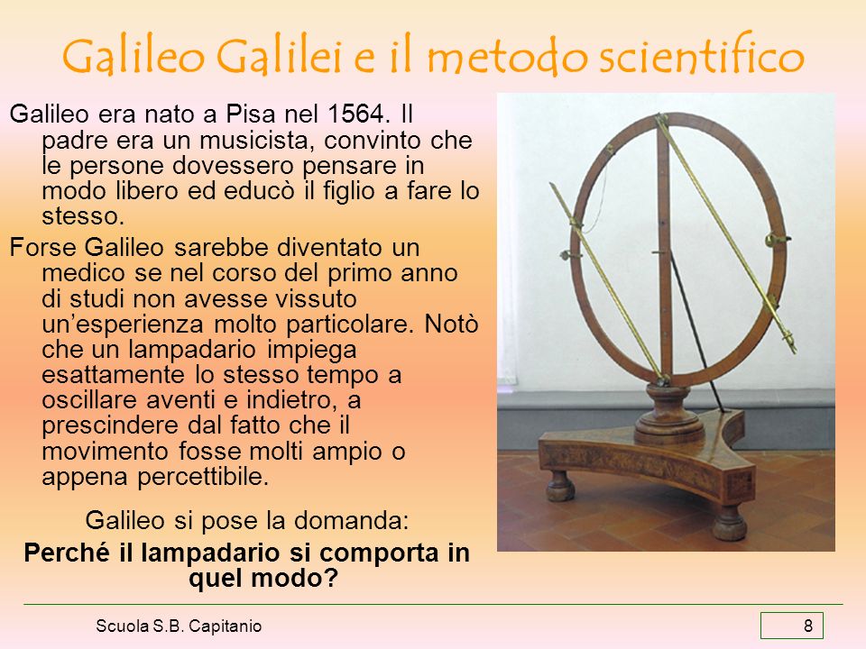 Galileo Galilei e il metodo scientifico