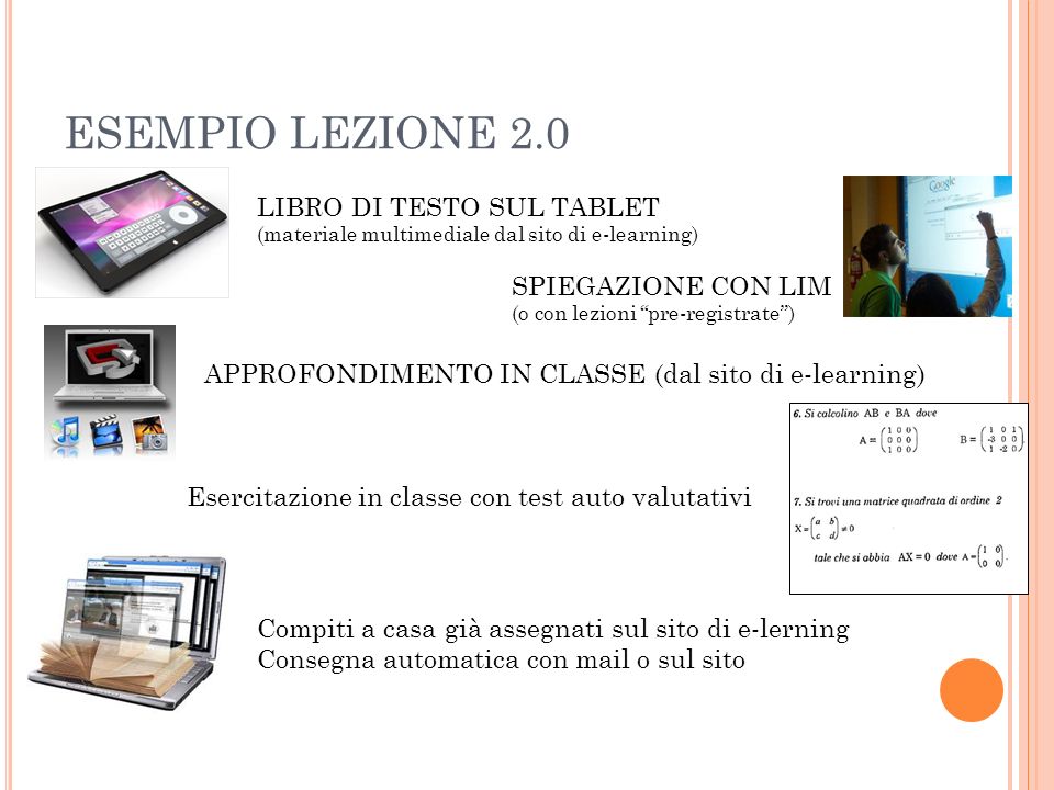 ESEMPIO LEZIONE 2.0 LIBRO DI TESTO SUL TABLET SPIEGAZIONE CON LIM