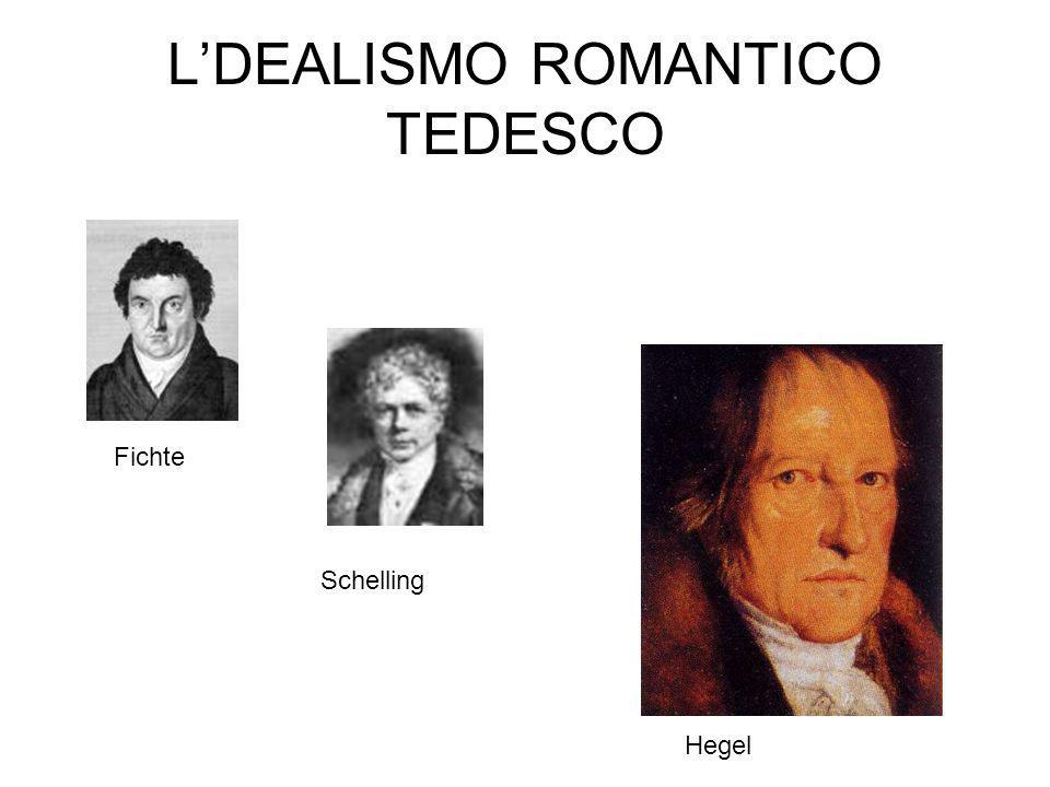 L’DEALISMO ROMANTICO TEDESCO
