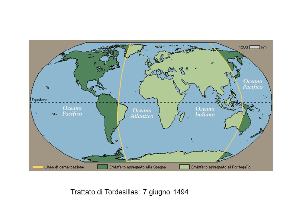 Trattato di Tordesillas: 7 giugno 1494
