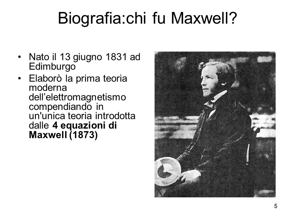 Biografia:chi fu Maxwell