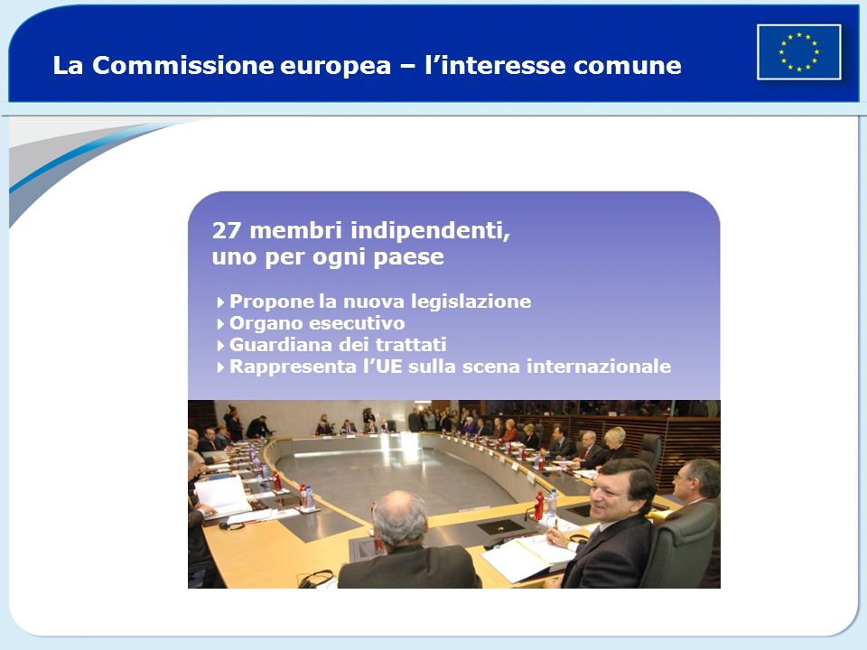 La Commissione europea – l’interesse comune