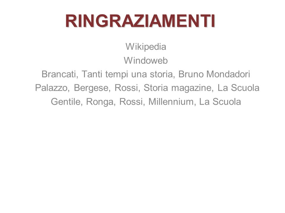 RINGRAZIAMENTI Wikipedia Windoweb