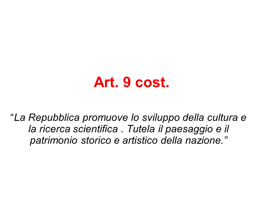 Art. 9 cost.