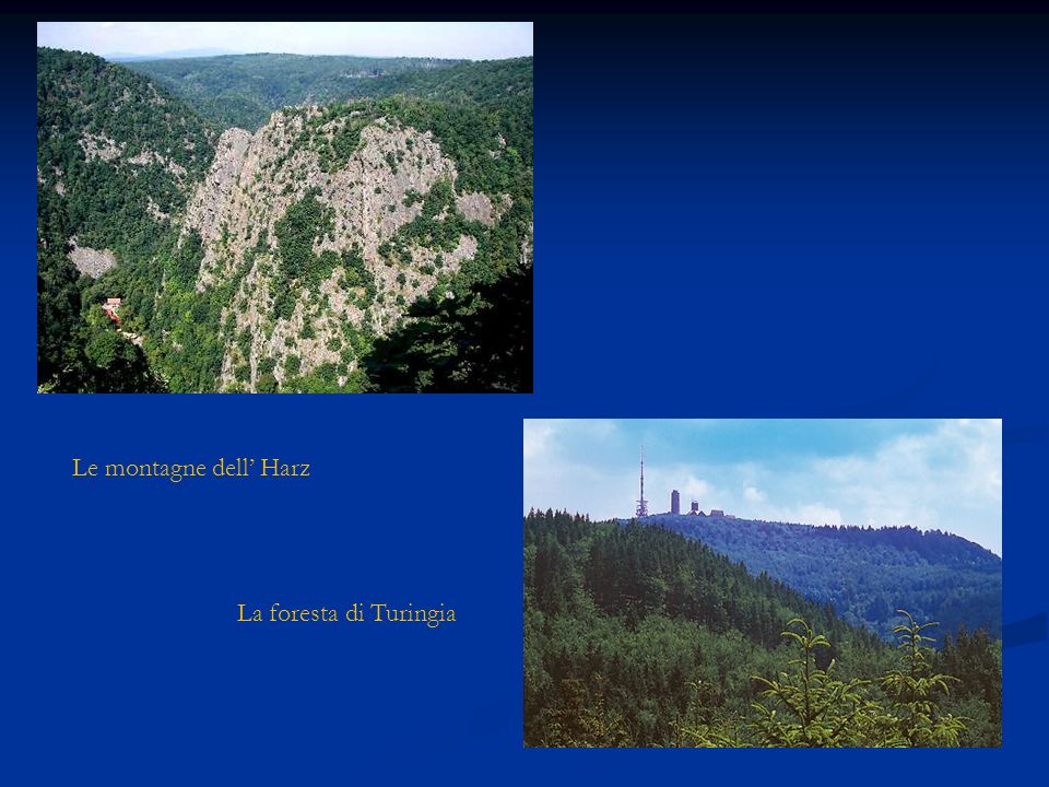 Le montagne dell’ Harz La foresta di Turingia