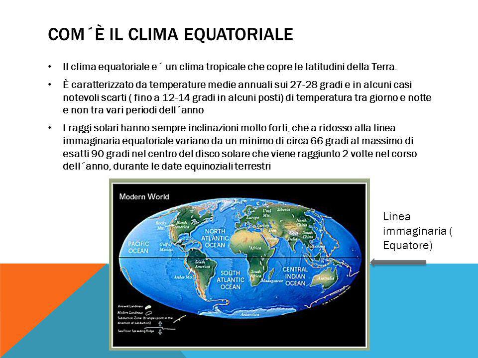 Com´è il clima equatoriale