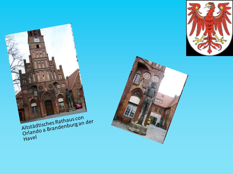 Altstädtisches Rathaus con Orlando a Brandenburg an der Havel