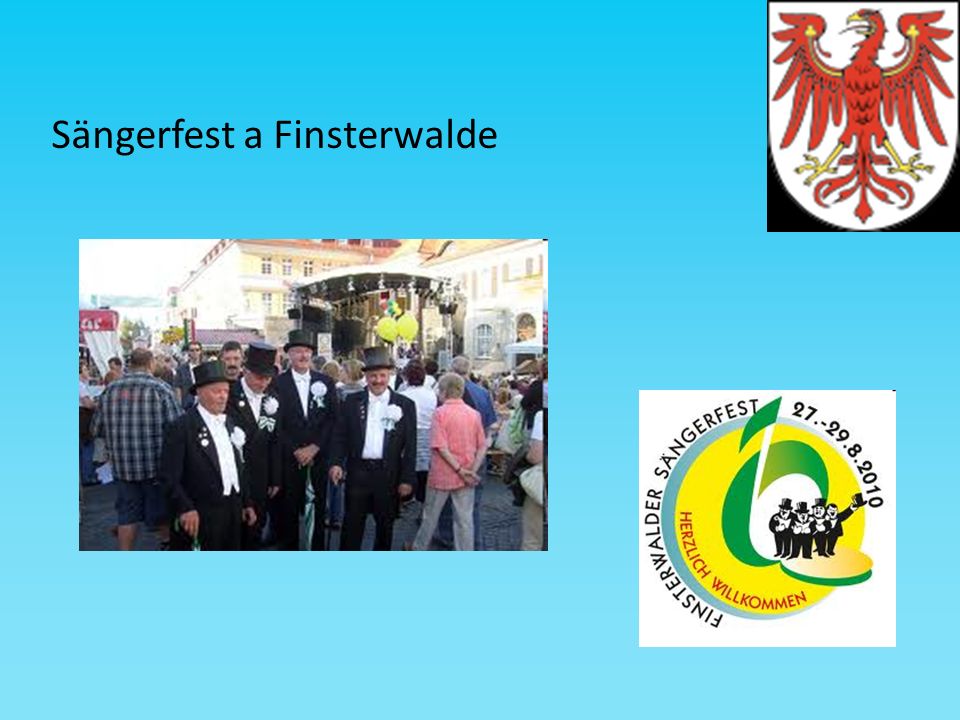 Sängerfest a Finsterwalde
