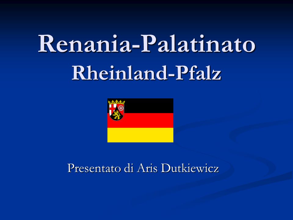 Renania-Palatinato Rheinland-Pfalz