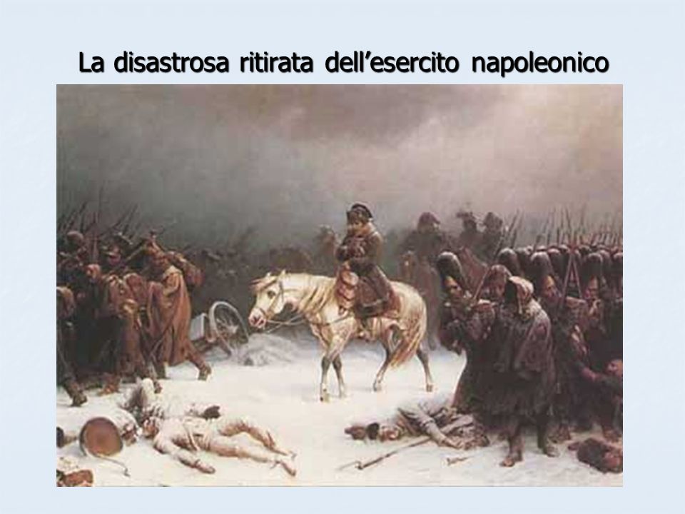 La disastrosa ritirata dell’esercito napoleonico