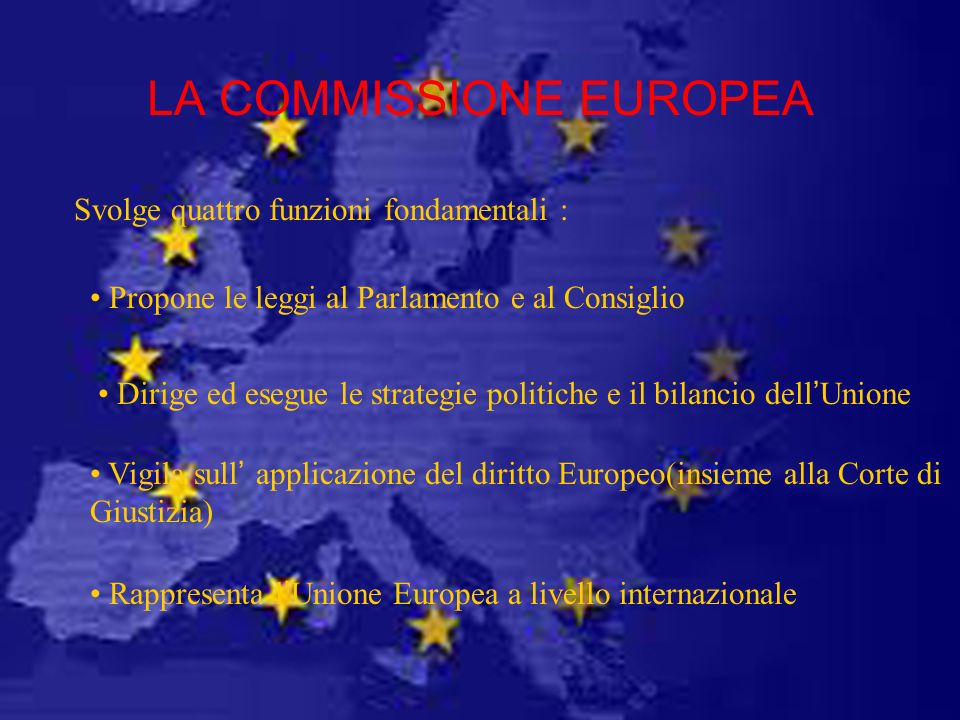 LA COMMISSIONE EUROPEA