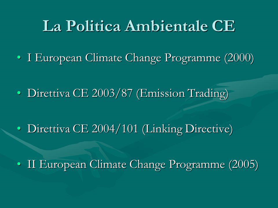 La Politica Ambientale CE