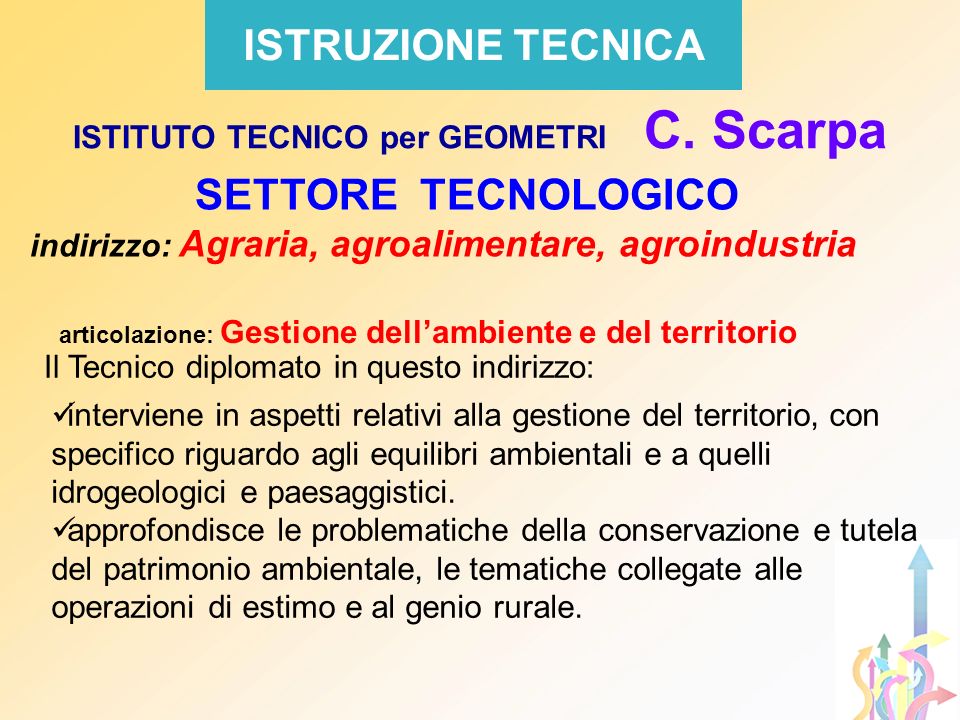 ISTITUTO TECNICO per GEOMETRI C. Scarpa