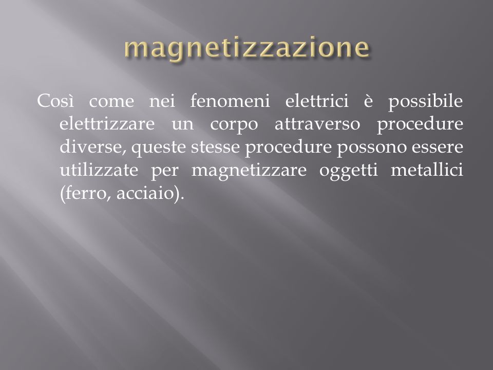 magnetizzazione
