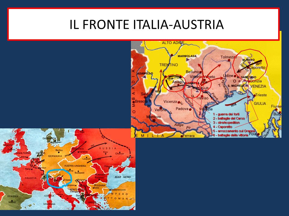 IiIL FRONTE ITALIA-AUSTRIA
