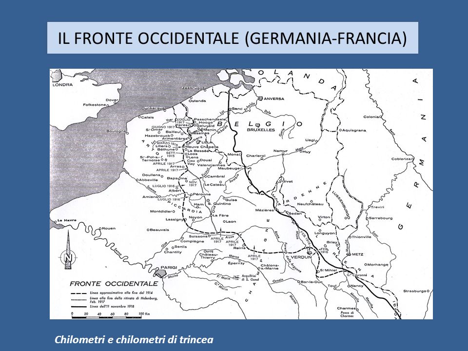 IL FRONTE OCCIDENTALE (GERMANIA-FRANCIA)