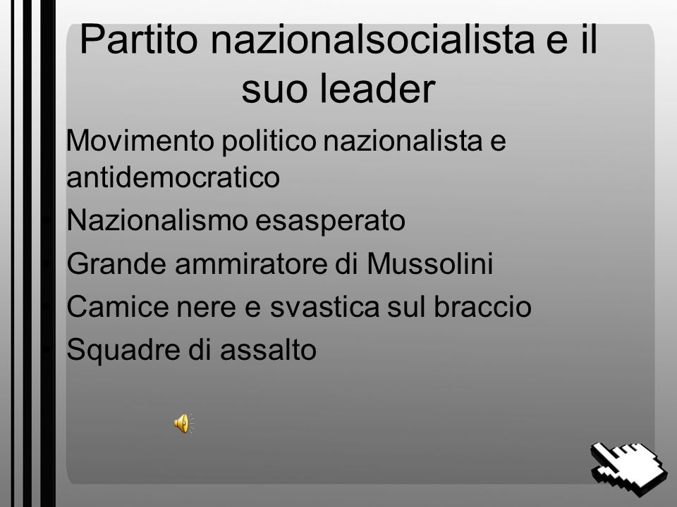Partito nazionalsocialista e il suo leader