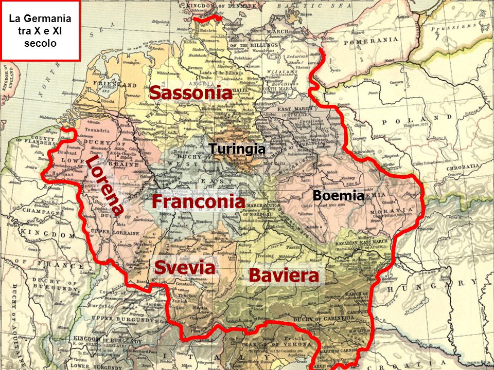 La Germania tra X e XI secolo