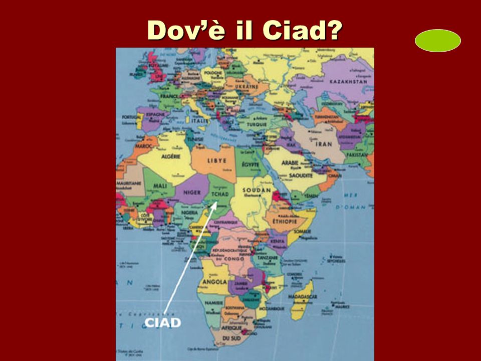 Dov’è il Ciad